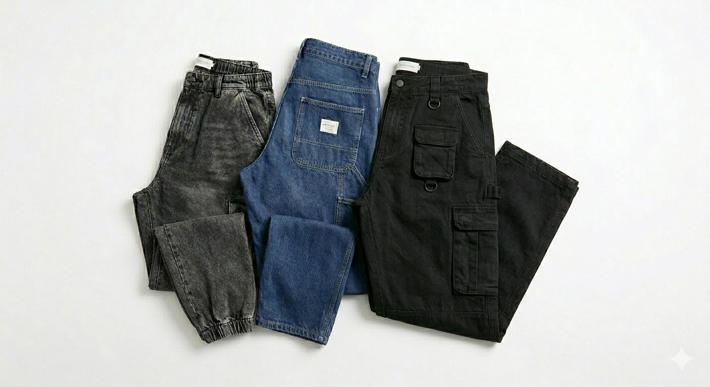 Jeans e pantaloni "fuori tutto"