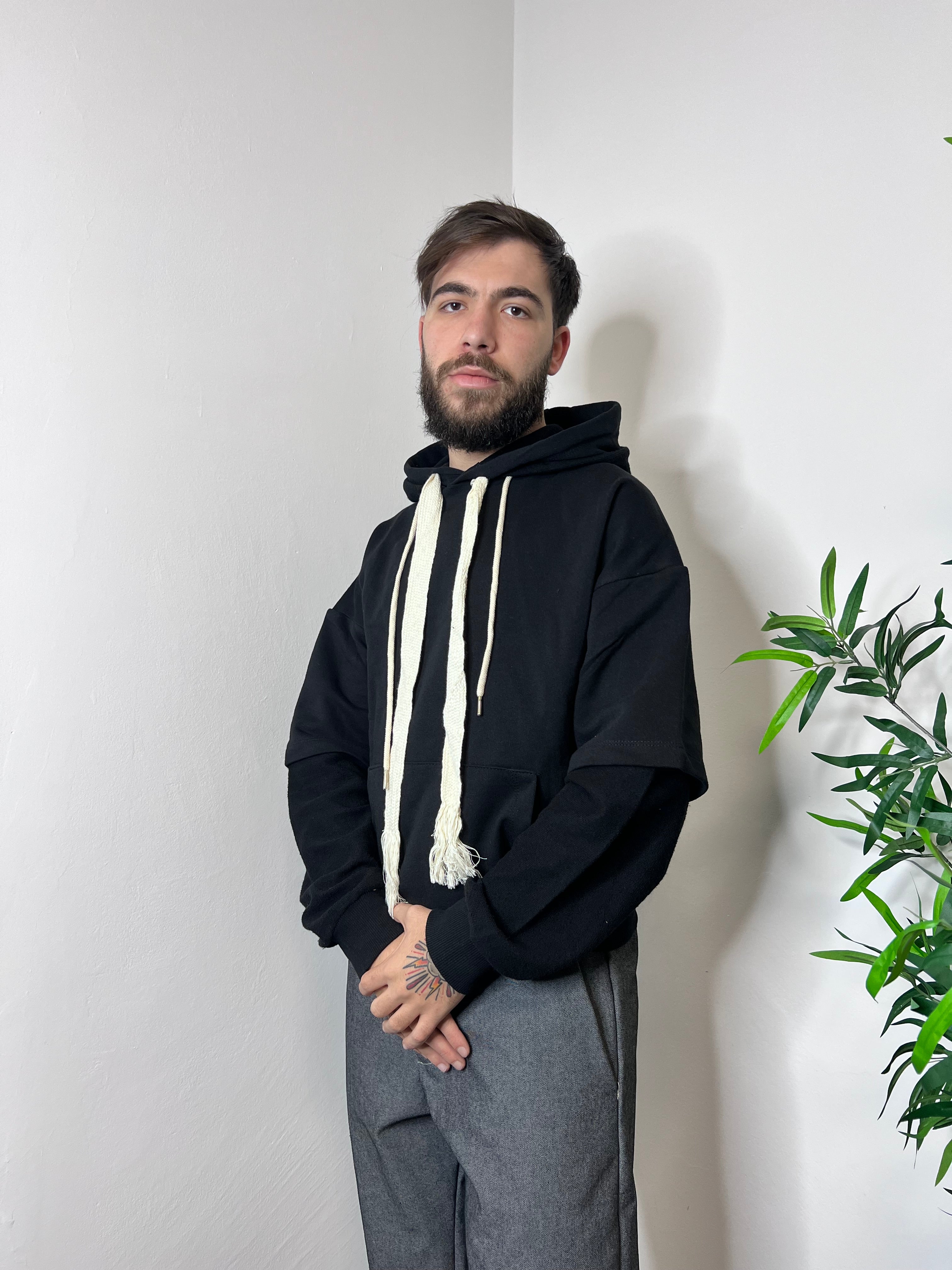 Felpa fake T-shirt