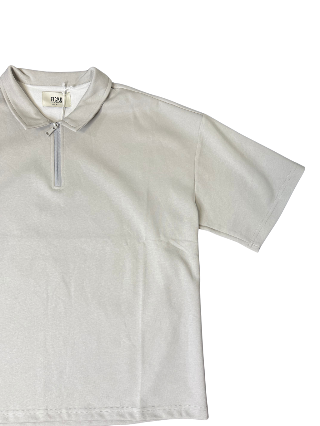 Polo ZIP LINE grey