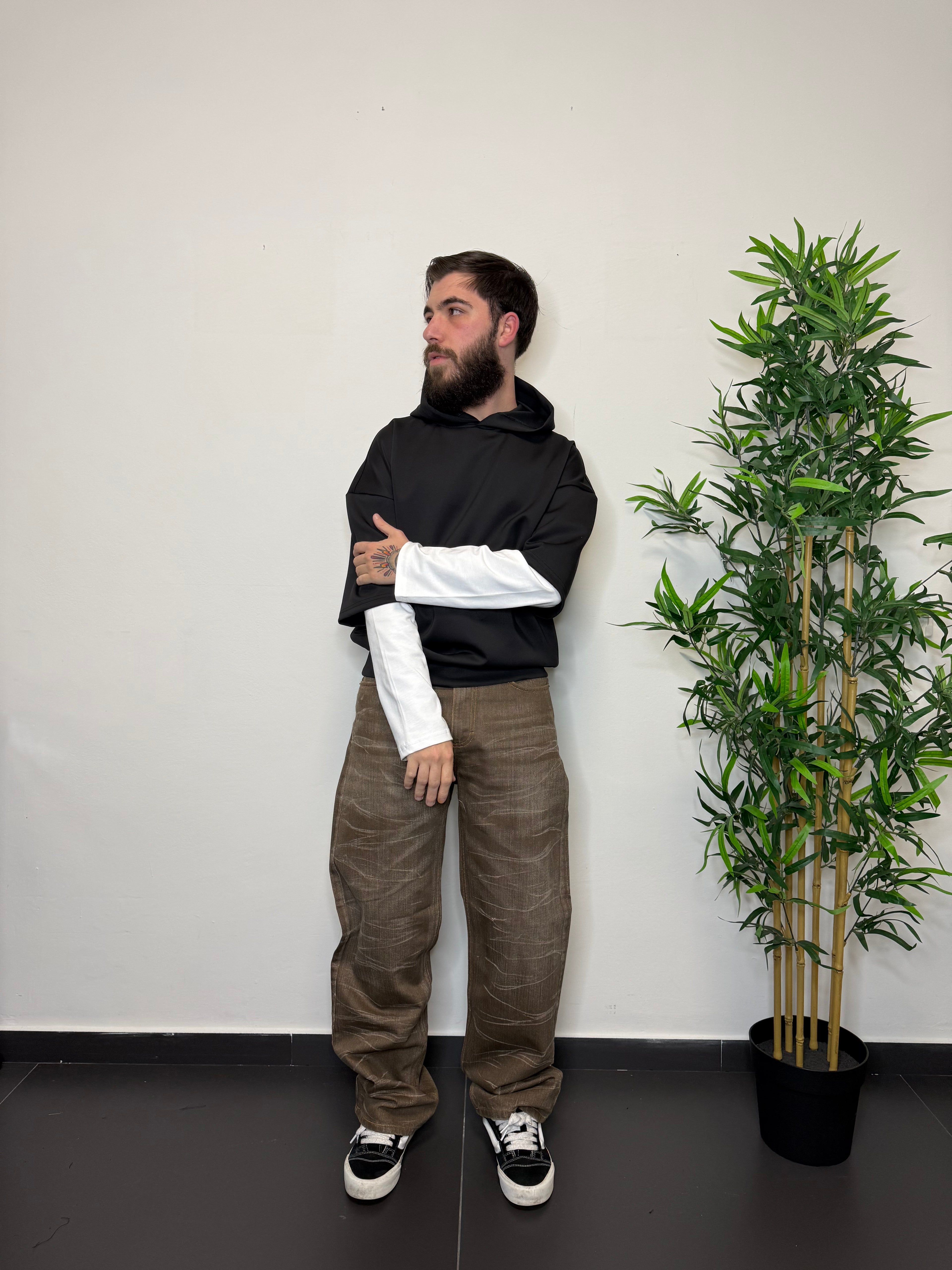 Felpa double sleeve