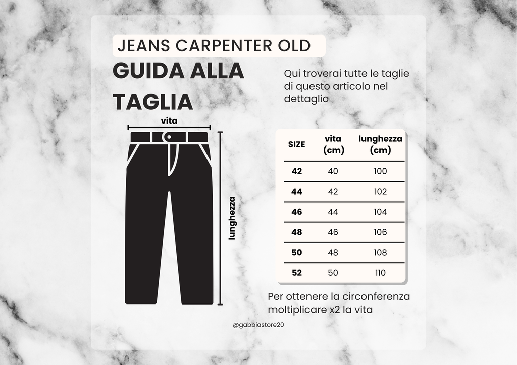 Jeans Carpentier old