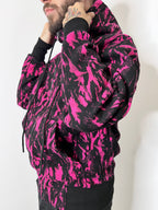 Felpa con fantasia fucsia