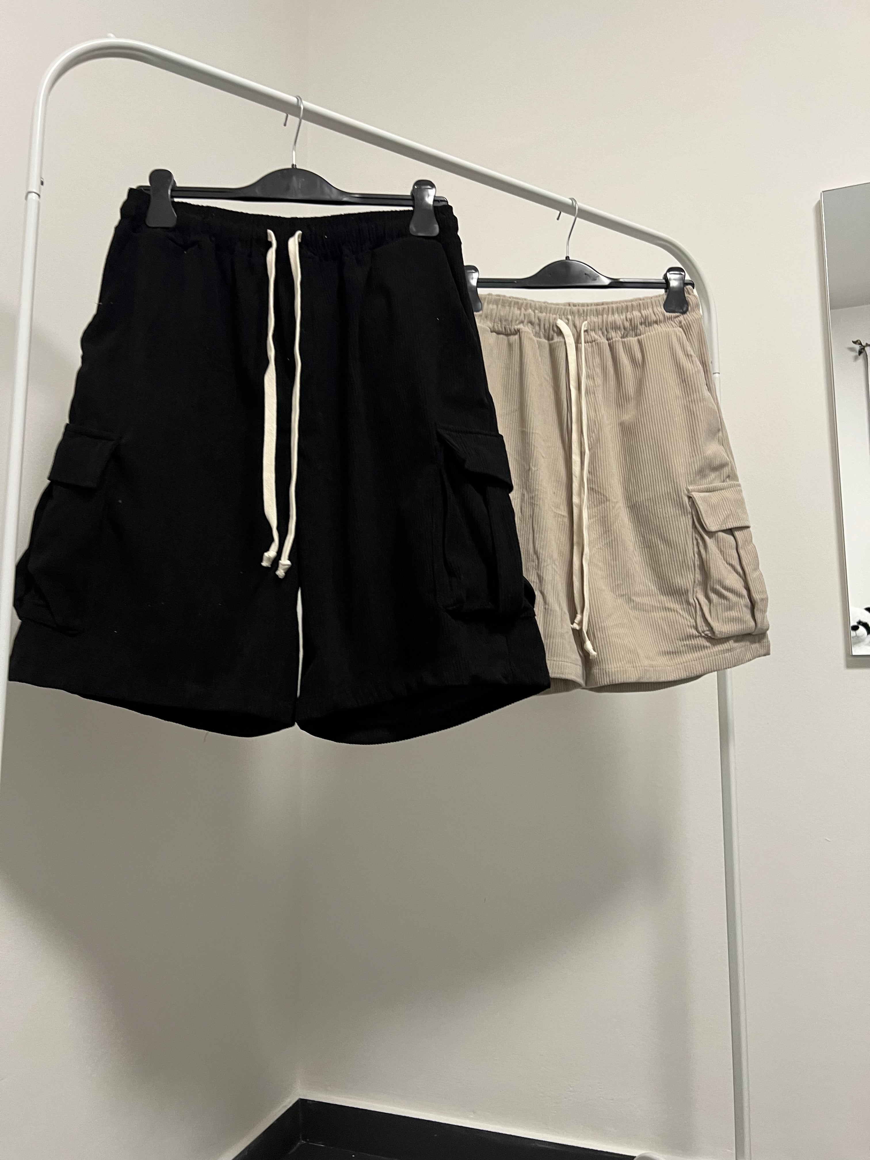Pantaloncino a costine