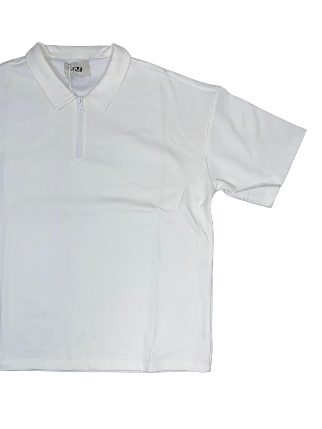 Polo ZIP LINE white