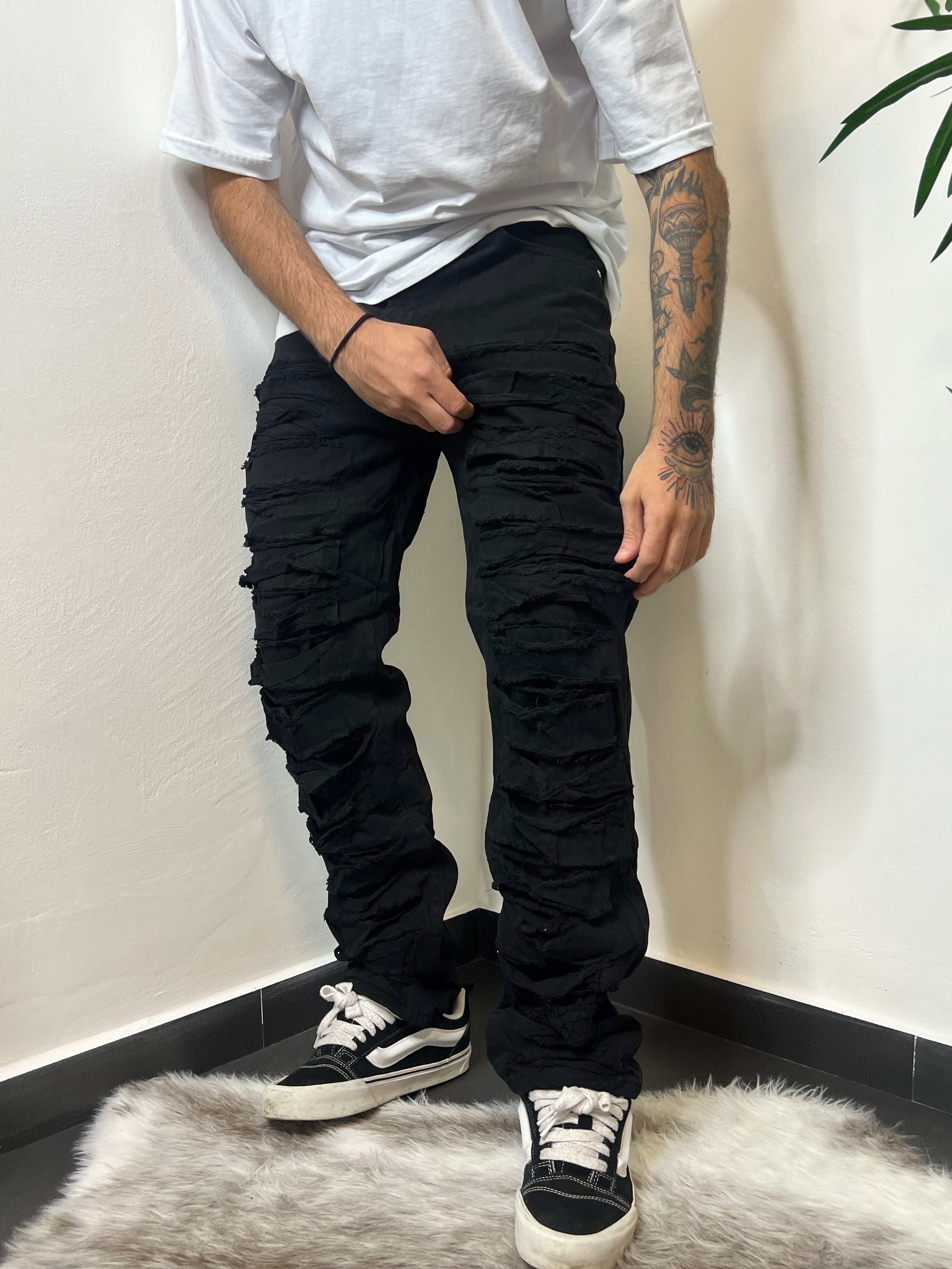 Jeans ripped