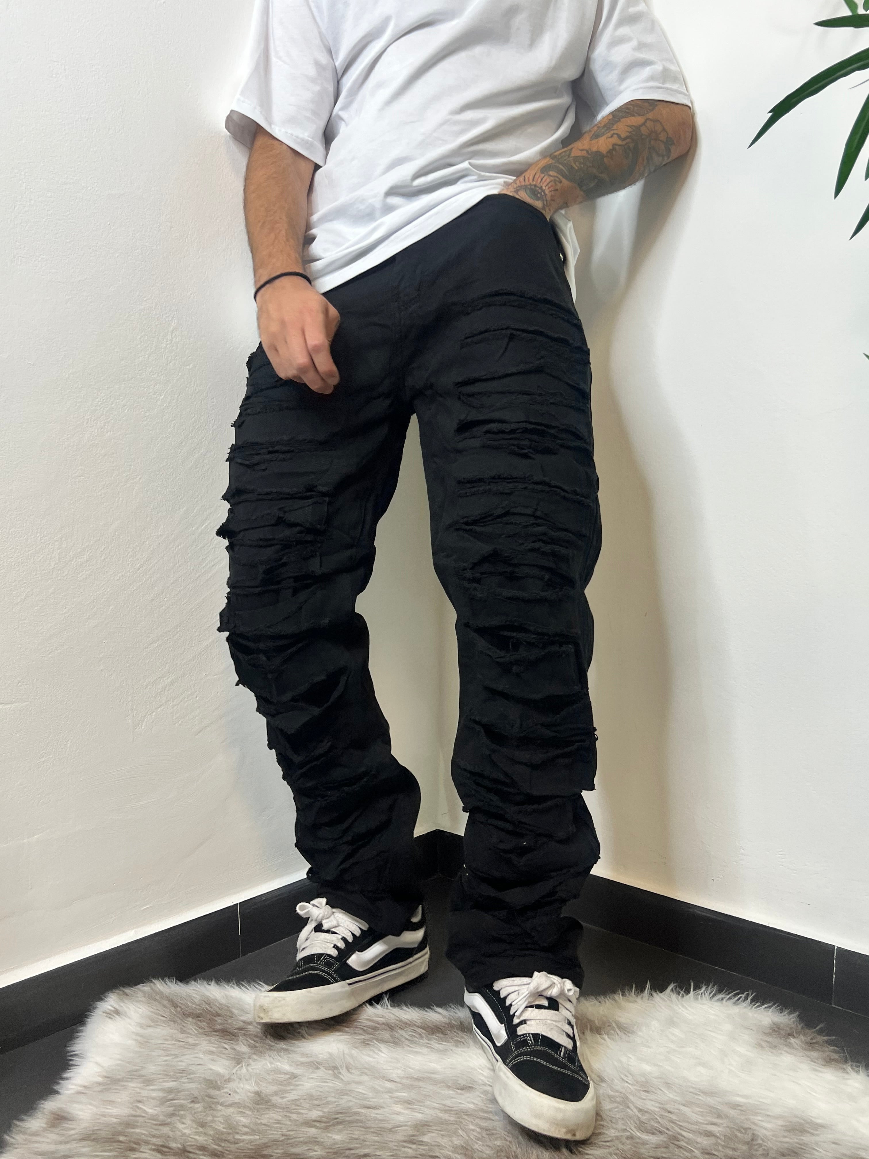 Jeans ripped