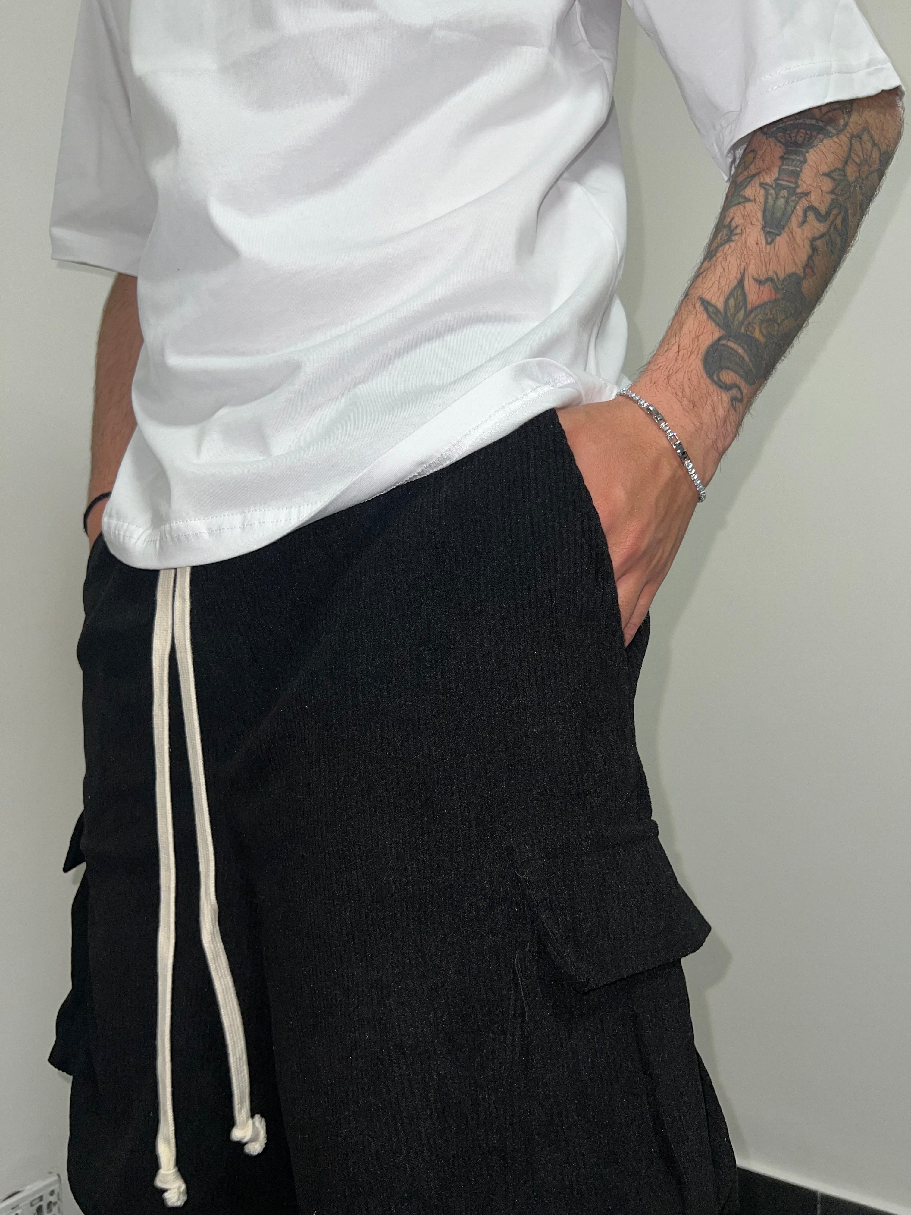Pantaloncino a costine
