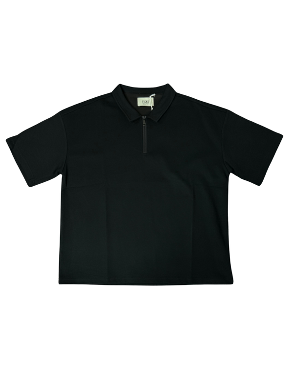 Polo ZIP LINE black