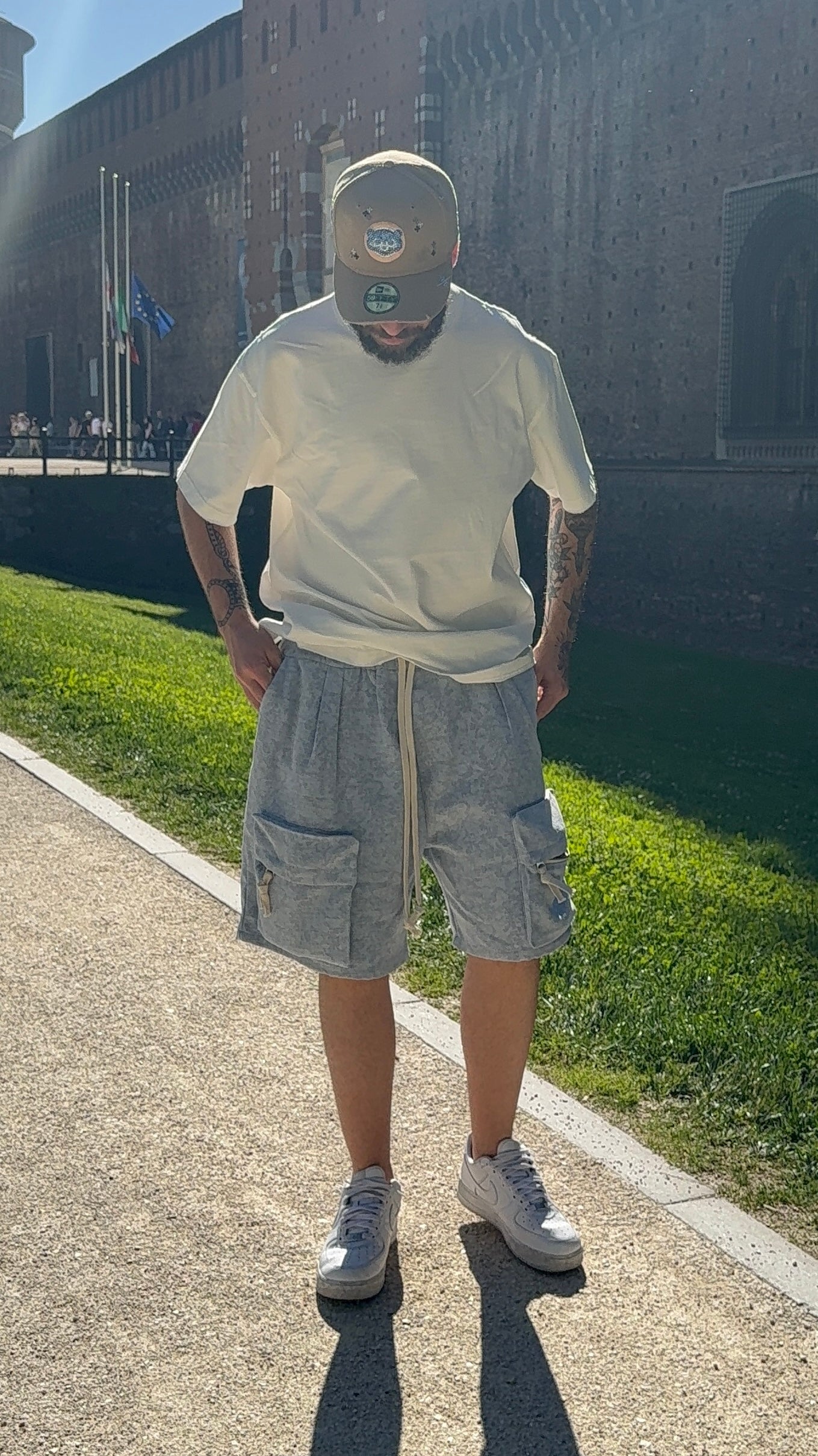 Pantalaccio CLOUD blu cielo