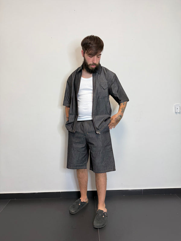 COORDINATO BLACK DEMIN SET
