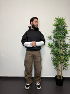 Felpa double sleeve