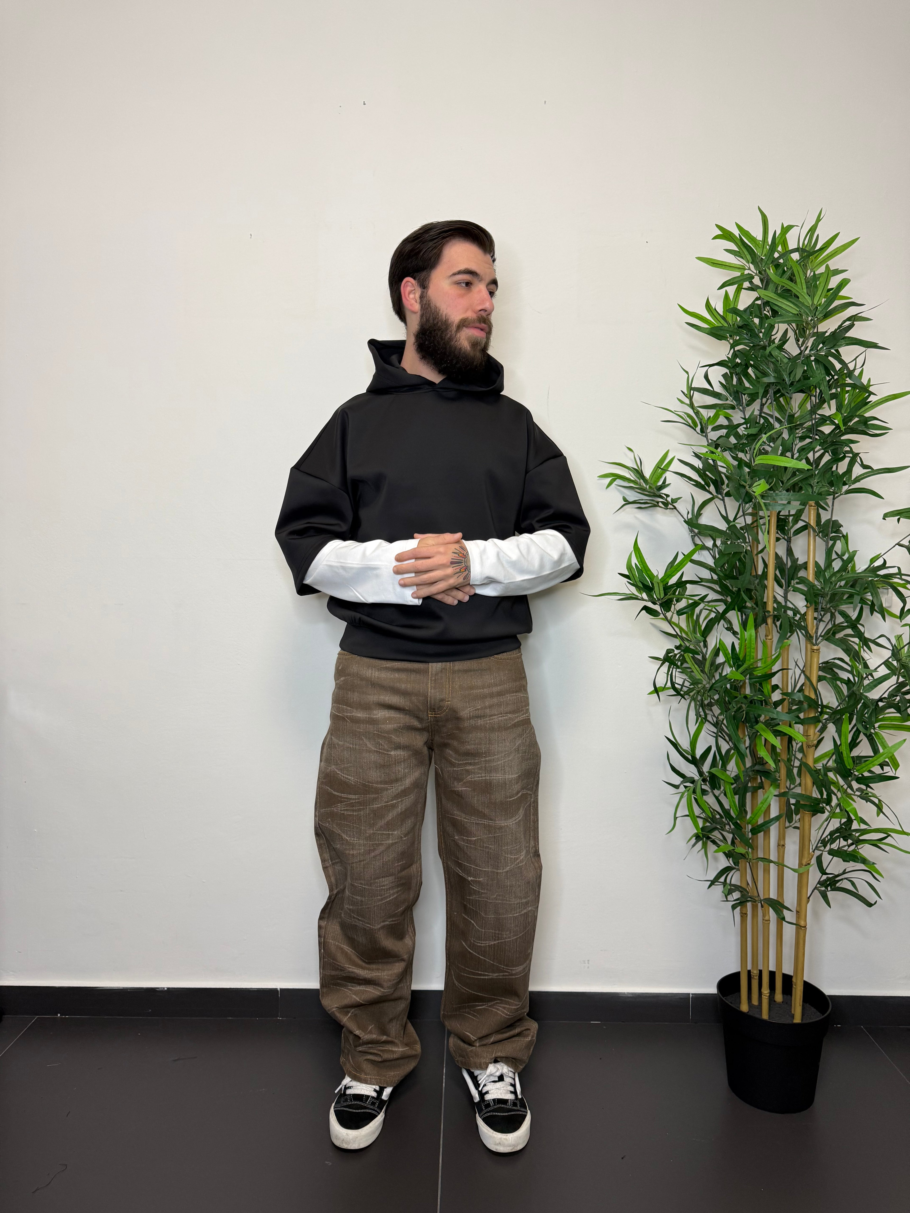 Felpa double sleeve